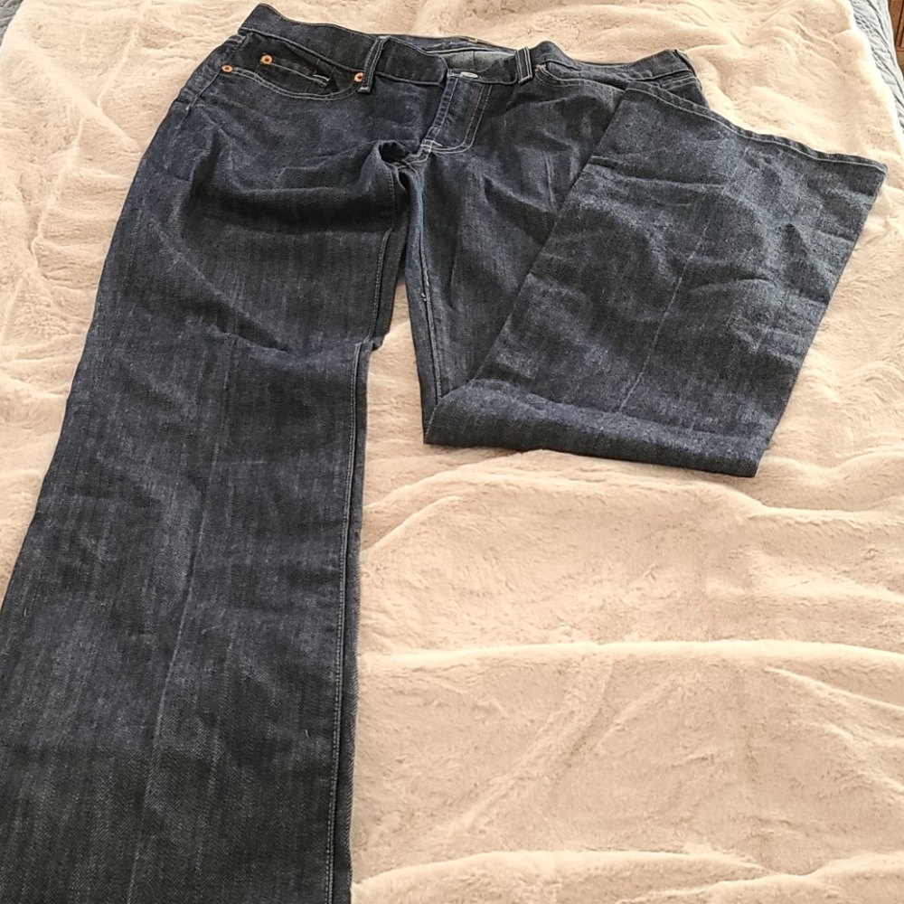 7 FOR ALL MANKIND BOOTCUT DARK JEANS